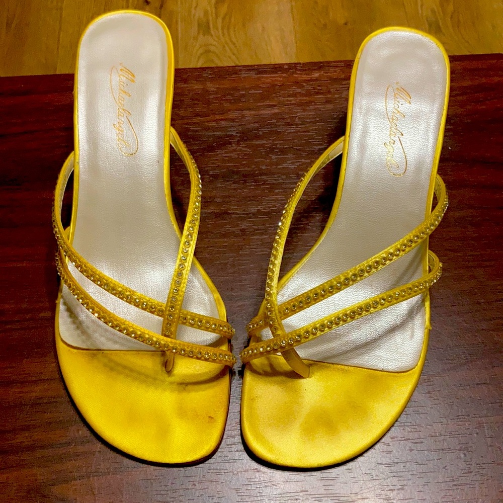 Michaelangelo Marly Rhinestone Heels